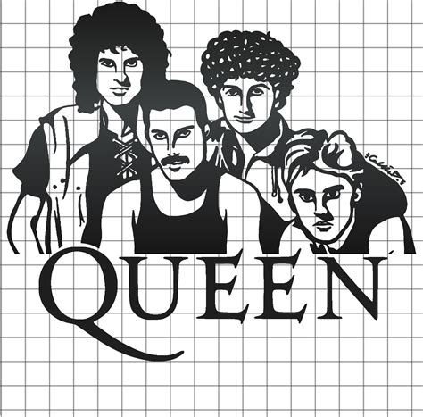 queen band logo svg